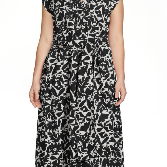 Free Assembly Women’s Belted Utility Dress with Short Sleeves, Sizes M - Picture 4 of 5